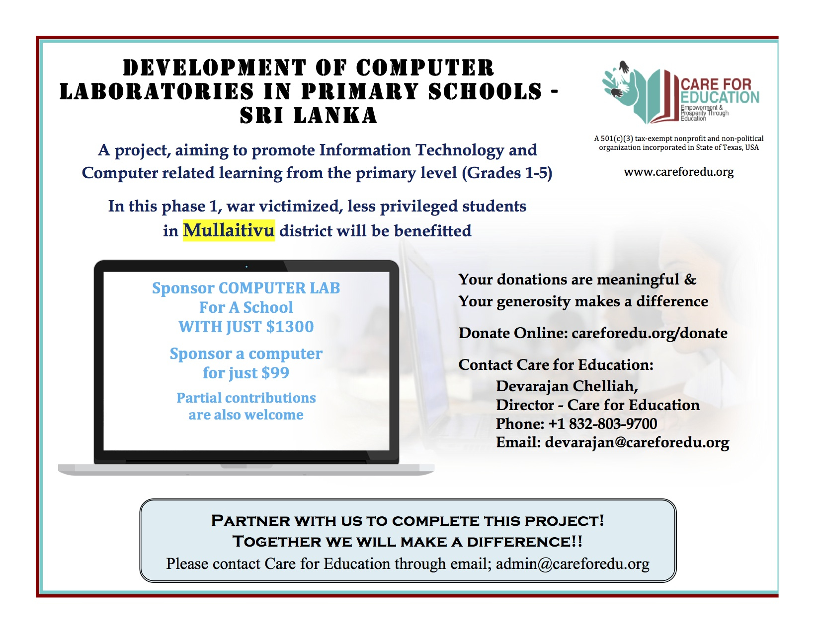 Projects Care for Education